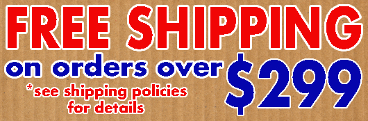 Free Shipping on Orders Over $199, see shipping policies for details