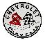 METAL CORVETTE LOGO CIRCULAR SIGN