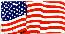 WAVING USA FLAG LICENSE TAG