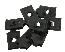 63-82 BODY MOUNT ACCESS COVER U-NUT SET