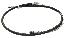 63 REAR PARK BRAKE CABLE