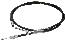 63 REAR PARK BRAKE CABLE