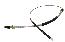 64-65 REAR PARK BRAKE CABLE (RH)