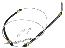 65-82 REAR PARK BRAKE CABLE