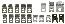 67 BRAKE & FUEL LINE CLIP SET
