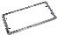 63-75 LICENSE PLATE FRAME