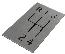 64-67 SHIFTER INDICATOR PLATE (4-SPEED)