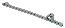 63-67 REAR WINDOW CHANNEL BUMPER LOWER