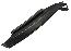 [ 68-72 WINDSHIELD LOWER OUTER MOLDING (RH) EA ]