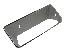 [ 68-69 SIDE VENT LOUOVER CHROME (RH) EA ]