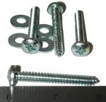 [ 65-67 ARM REST SCREW SET W/WAS ]
