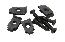 68-76 SHIFTER CONSOLE PLATE SCREW SET W/J-NUTS