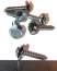 63-67 QUARTER PANEL BEHIND SEAT SCREW SET