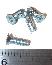 63-67 REAR DECK LID WEDGE OR DOOR WEDGE SCREW SET