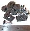 63-65 EXHAUST BEZEL SCREW SET W/NUTS