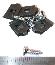 63-67 FUEL FILLER LID & BEZEL SCREW SET W/NUTS