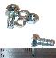 63-72 FRONT LICENSE PLATE BRACKET SCREW SET