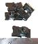 65-67 GRILL MOUNTING BRACKET U-NUT SET