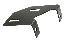 70-72 CENTER GRILL MOUNTING BRACKET (LH)
