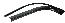 63-64 KICK PANEL TRIM MOLDINGS