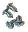 63-67 PINCHWELT CAP SCREW SET (COUPE)