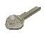 67 GLOVE BOX & SPARE TIRE KEY BLANK-B
