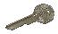 67 IGNITION & DOOR LOCK KEY BLANK-A