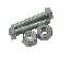 63-76 RELAY ROD CLAMP BOLT & NUT SET