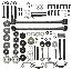 65-68 REAR SUSPENSION MOUNTING & HARDWARE COMBO KT