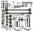 65-68 REAR SUSPENSION MOUNTING & HARDWARE COMBO KT