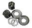 63-82 REAR SHOCK MOUTNING NUTS, LW & RET SET