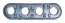 56-74 RUBBER GROMMET 4-HOLE