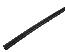 63-67 REAR VENT WINDOW WEATHERSTRIP (LH)(CONV)