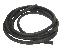 63-67 DOOR MAIN WEATHERSTRIP W/MOLDED CORNER (RH)