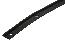 63-67 ROOF LEDGE WEATHERSTRIP (RH) COUPE