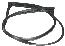 68-72 T-TOP REAR WINDOW WEATHERSTRIP