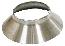 66 KNOCK-OFF WHEEL CONE (BRUSHED CHROMED STEEL)