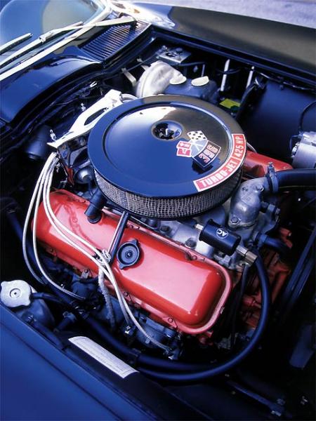 1965 Convertible Corvette 396 Engine Picture