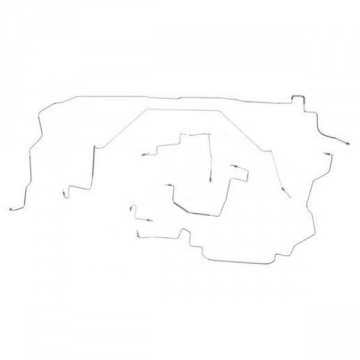 84-85 (ND) BRAKE LINE SET (STAINLESS)