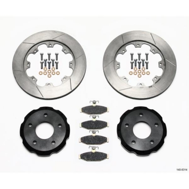 88-96 WILWOOD PROMATRIX REAR ROTOR KIT (SLOTTED)