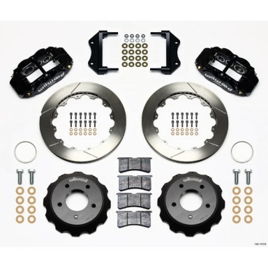 85-87 WILWOOD 6R FRONT BIG BRAKE KIT (BLACK)