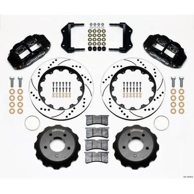 85-87 WILWOOD 6R FRONT BIG BRAKE KIT (BLACK SRP)