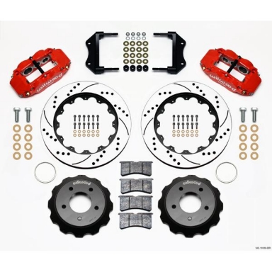 85-87 WILWOOD 6R FRONT BIG BRAKE KIT (RED SRP)