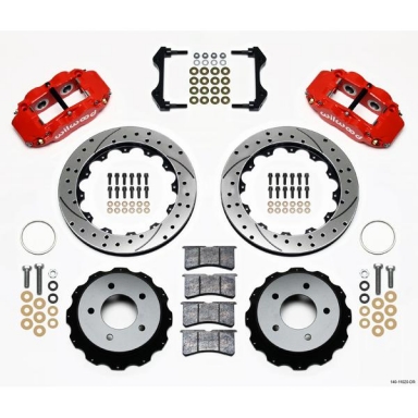 84-87 WILWOOD 6R REAR BIG BRAKE KIT (RED SRP)