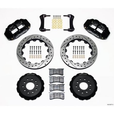 88-96 WILWOOD 6R FRONT BIG BRAKE KIT (BLACK SRP)