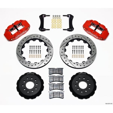 88-96 WILWOOD 6R FRONT BIG BRAKE KIT (RED SRP)