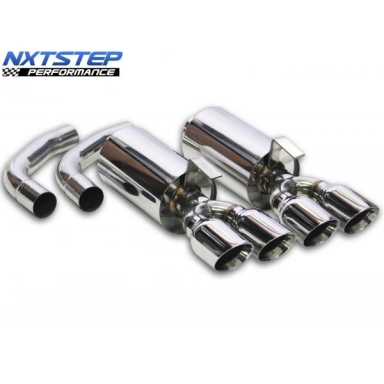 84-85 AXLE BACK EXHAUST SYSTEM (STAINLESS)