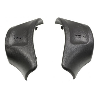 92-93 HORN BUTTONS (PAIR-BLACK)