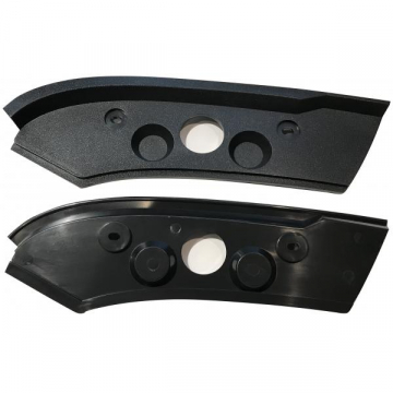 86L-88 WINDSHIELD HEADER END MOLDINGS (PAIR) COUPE
