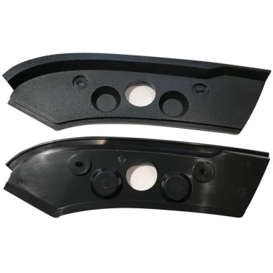 86L-88 WINDSHIELD HEADER END MOLDINGS (PAIR) COUPE